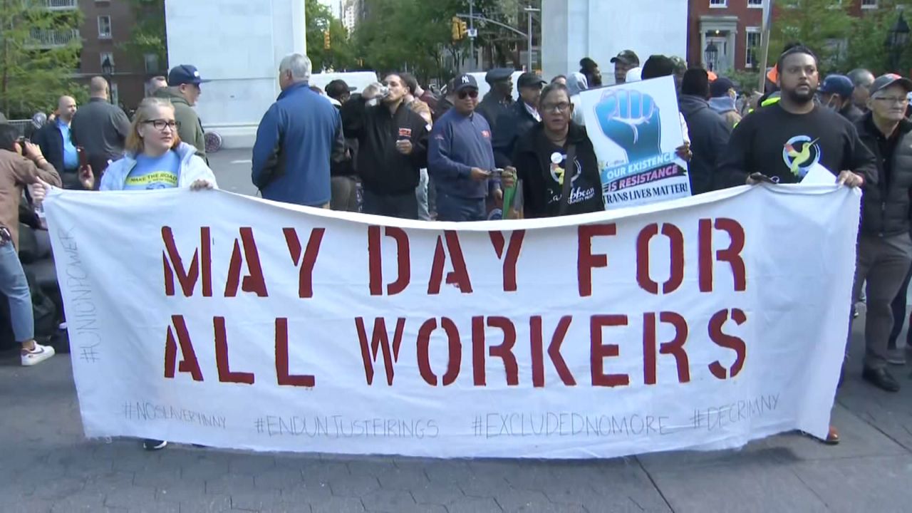 Workers demand increased protections at May Day rally